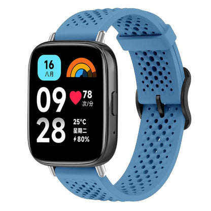 For Redmi Watch 3 Active / Watch 3 Lite xDfind Breathable Silicone Watch Band(Blue) by xDfind