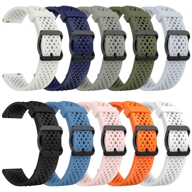 For Redmi Watch 3 Active / Watch 3 Lite xDfind Breathable Silicone Watch Band(White) by xDfind