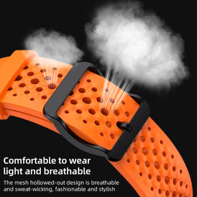 For Xiaomi Band 9 Pro/8 Pro/Redmi Watch 6/5/4 xDfind Breathable Silicone Watch Band(Starlight) by xDfind