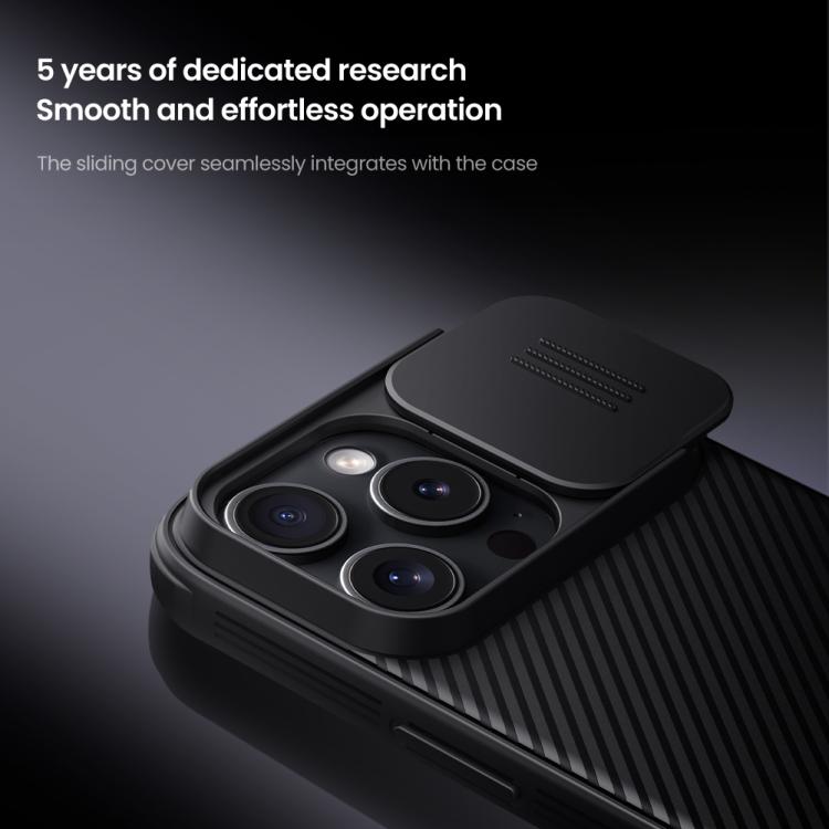 For iPhone 16 Pro NILLKIN CamShield Pro PC Phone Case(Black) by NILLKIN