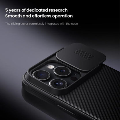 For iPhone 16 Pro NILLKIN CamShield Pro PC Phone Case(Black) by NILLKIN
