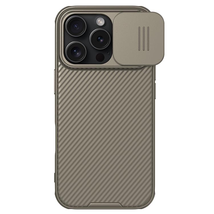For iPhone 16 Pro NILLKIN CamShield Pro PC Phone Case(Gold) by NILLKIN