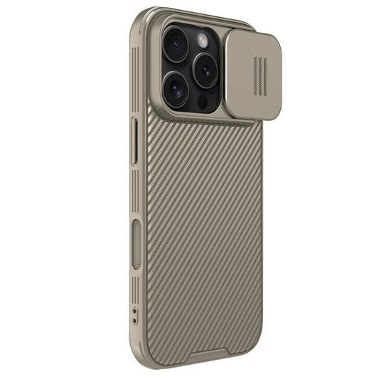 For iPhone 16 Pro NILLKIN CamShield Pro PC Phone Case(Gold) by NILLKIN