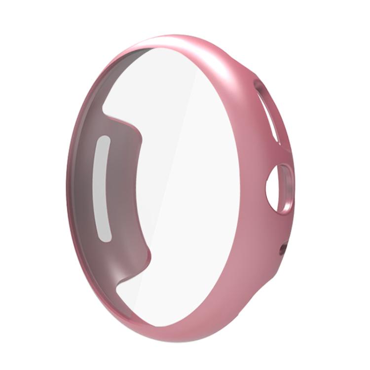 For Google Pixel Watch 3 45mm Integrated Full Coverage TPU Watch Protective Cover(Pink) by bashfashion