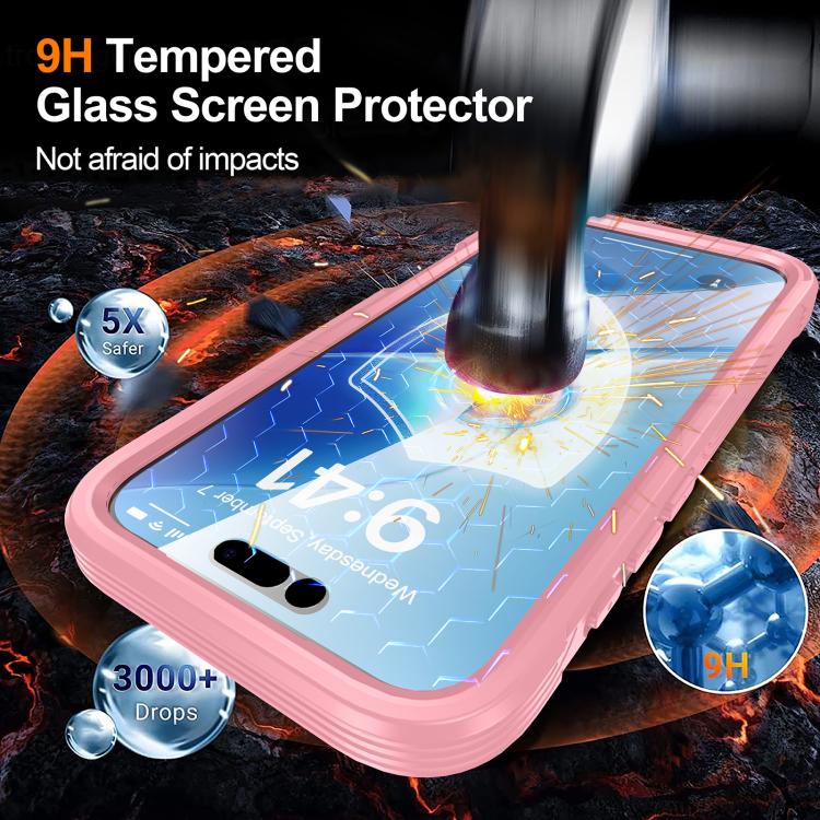 For iPhone Air RedPepper Tempered Glass MagSafe Phone Case(Pink) by RedPepper