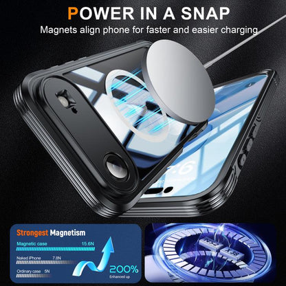 For iPhone Air RedPepper Tempered Glass MagSafe Phone Case(Black) by RedPepper