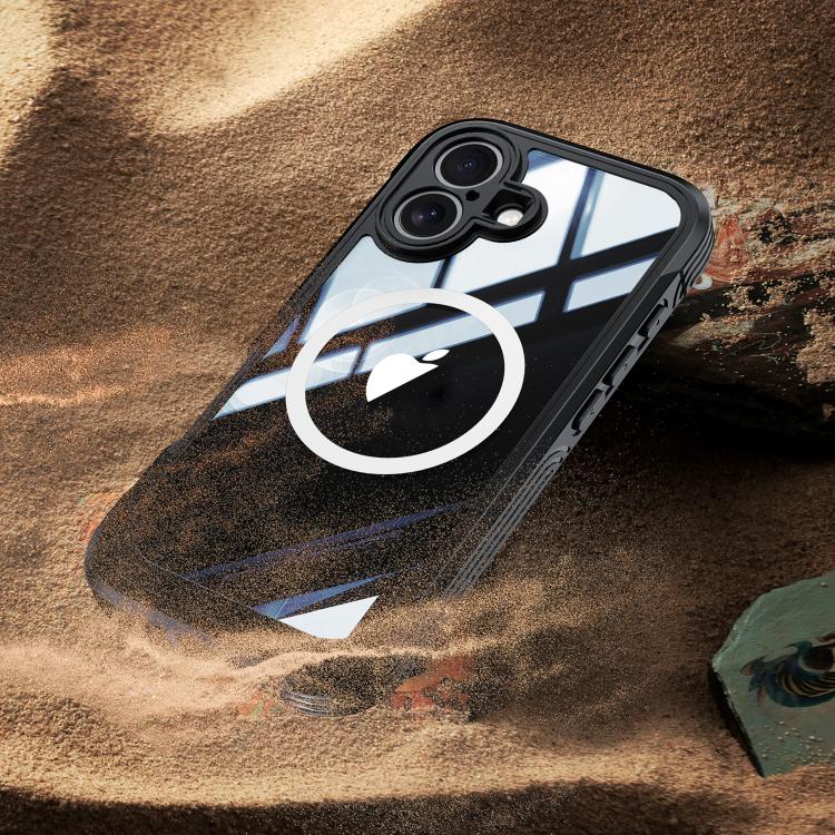 For iPhone Air RedPepper Tempered Glass MagSafe Phone Case(Black) by RedPepper