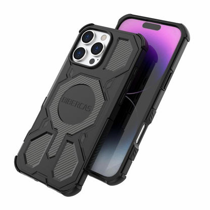 For iPhone 16 Pro Max BIBERCAS Real Color Series MagSafe Shockproof Phone Case(Green) by BIBERCAS