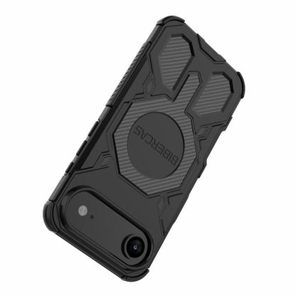 For iPhone Air BIBERCAS Real Color Series MagSafe Shockproof Phone Case(Blue) by BIBERCAS