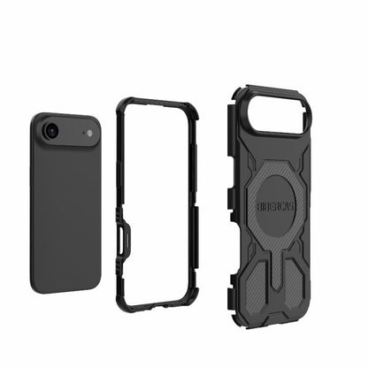 For iPhone Air BIBERCAS Real Color Series MagSafe Shockproof Phone Case(Blue) by BIBERCAS