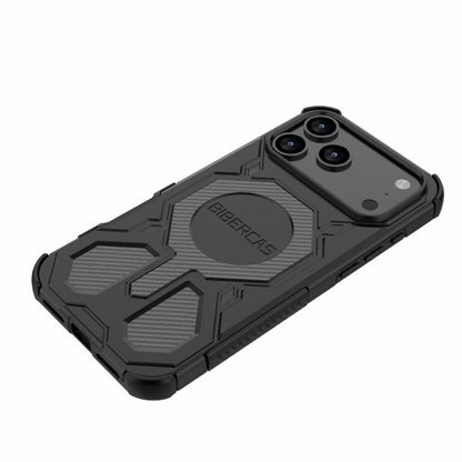 For iPhone 17 Pro Max BIBERCAS Real Color Series MagSafe Shockproof Phone Case(Black) by BIBERCAS