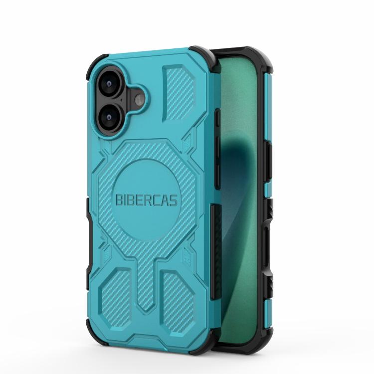 For iPhone 17 BIBERCAS Real Color Series MagSafe Shockproof Phone Case(Green) by BIBERCAS