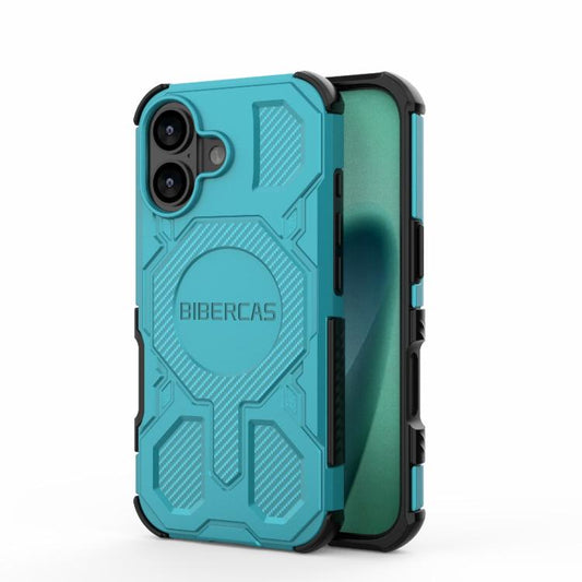 For iPhone 17 BIBERCAS Real Color Series MagSafe Shockproof Phone Case(Green) by BIBERCAS