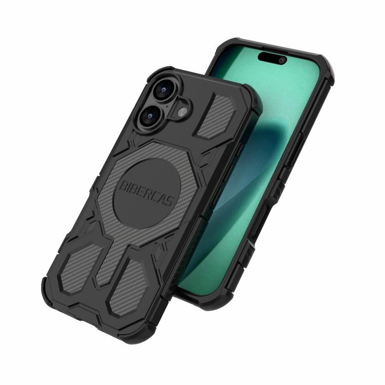 For iPhone 17 BIBERCAS Real Color Series MagSafe Shockproof Phone Case(Blue) by BIBERCAS