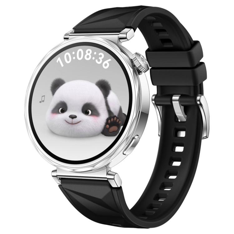 For Huawei Watch GT 5 41mm xDfind Ice Crystal Texture Silicone Watch Band(Black) by xDfind