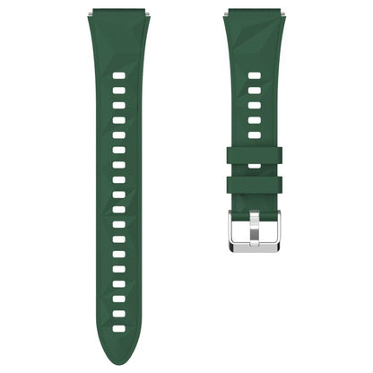 For Huawei Watch GT 5 41mm xDfind Ice Crystal Texture Silicone Watch Band(Dark Green) by xDfind