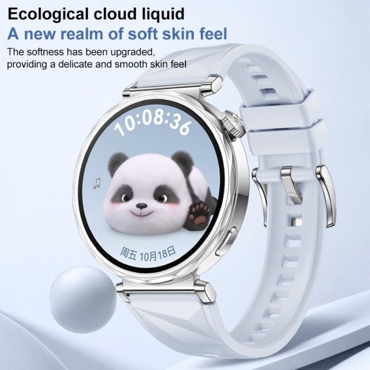 For Huawei Watch GT 5 41mm xDfind Ice Crystal Texture Silicone Watch Band(Crystal Blue) by xDfind