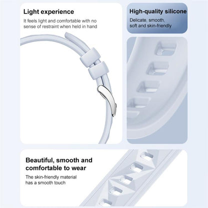 For Huawei Watch GT 5 41mm xDfind Ice Crystal Texture Silicone Watch Band(White) by xDfind