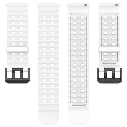 For Suunto 9 / 7 / Spartan Sport xDfind Ocean Dual Pin Buckle Silicone Watch Band(White) by xDfind