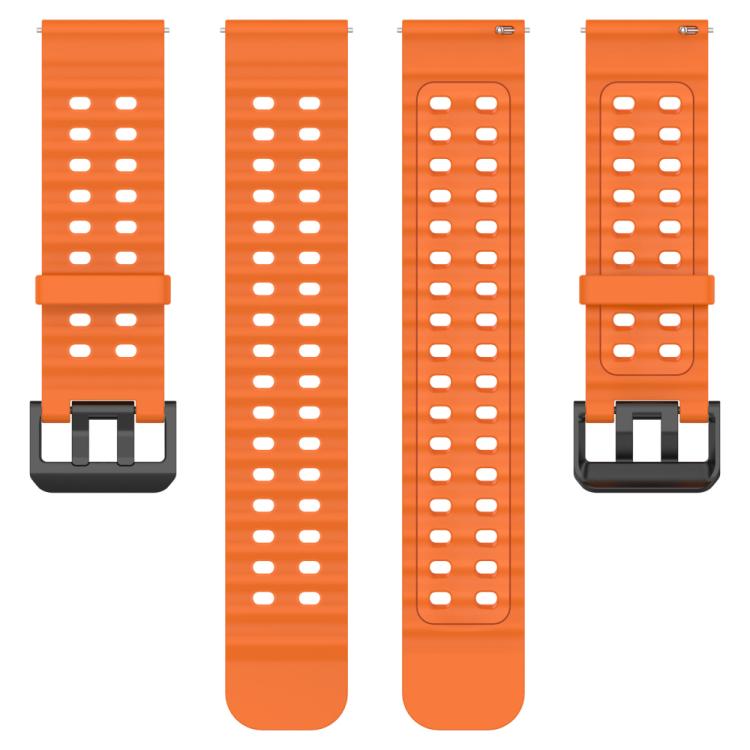 For Suunto 9 / 7 / Spartan Sport xDfind Ocean Dual Pin Buckle Silicone Watch Band(Orange) by xDfind