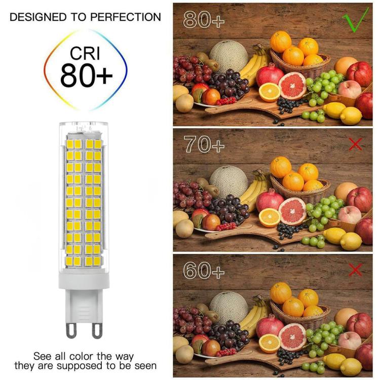 G9 15W 136 LEDs SMD 2835 Dimmable Corn Light Bulb, AC 110V(White Light) by bashfashion