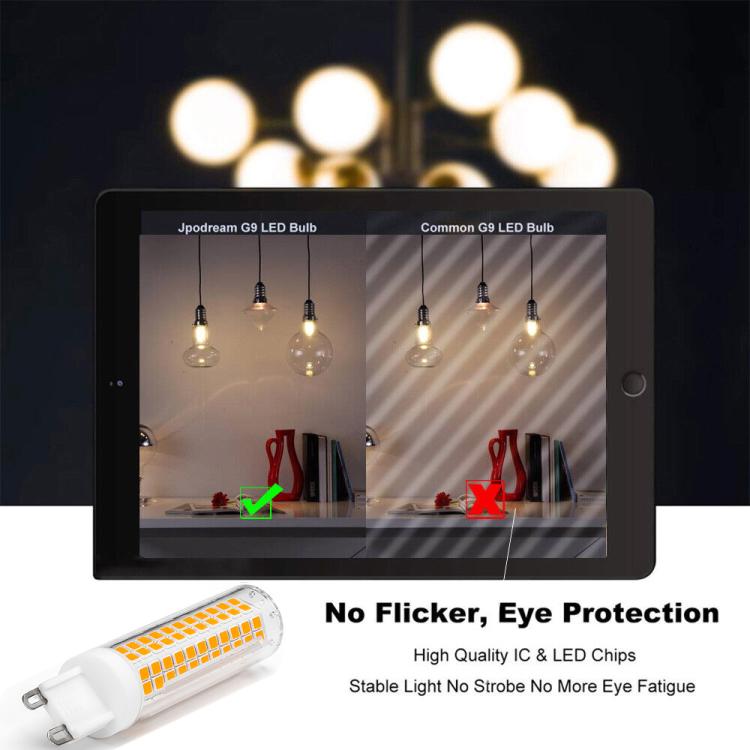 G9 15W 136 LEDs SMD 2835 Dimmable Corn Light Bulb, AC 110V(Warm White Light) by bashfashion