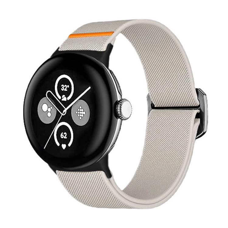 For Google Pixel Watch / Watch2 / Watch3 41mm xDfind Elastic Nylon Watch Band(Starlight) by xDfind