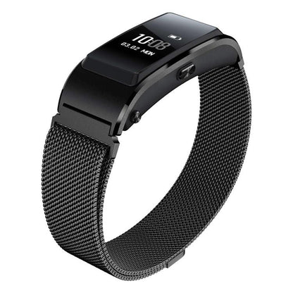 16mm For Huawei Band B6 / B7 xDfind Milanese Stainless Steel Watch Band(Black) by xDfind