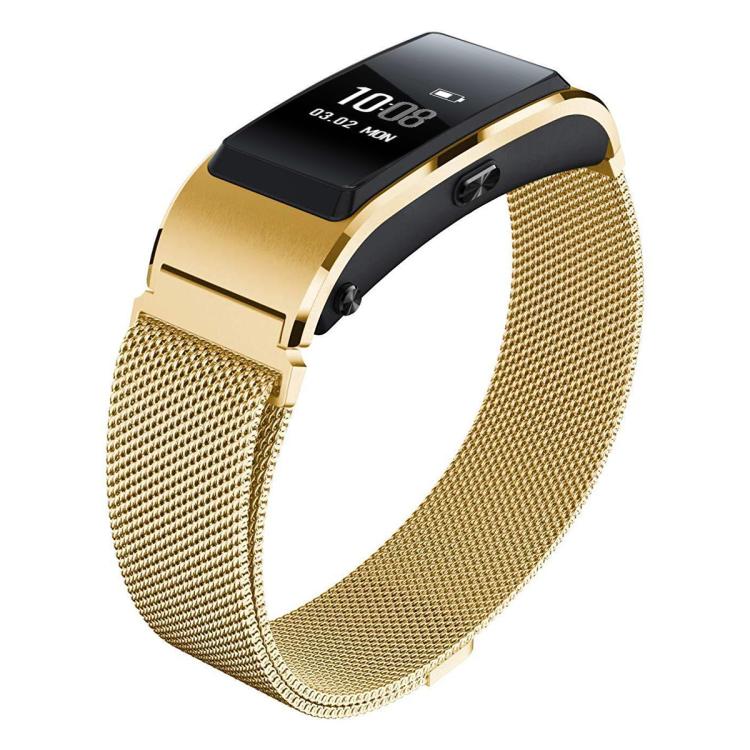 16mm For Huawei Band B6 / B7 xDfind Milanese Stainless Steel Watch Band(Gold) by xDfind