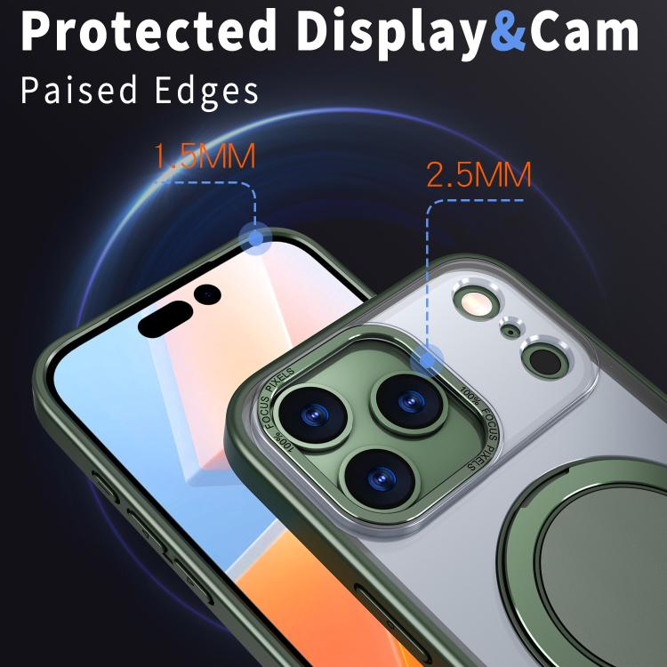 For iPhone 17 Pro Kalebol 360-degree Rotating MagSafe Magnetic Holder Phone Case(Green) by Kalebol