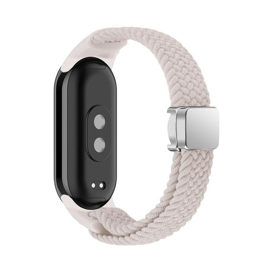 For Xiaomi Smart Band 10 / 9 / 8 xDfind Nylon Braided Loop Magnetic Buckle Watch Band(Starlight) by xDfind