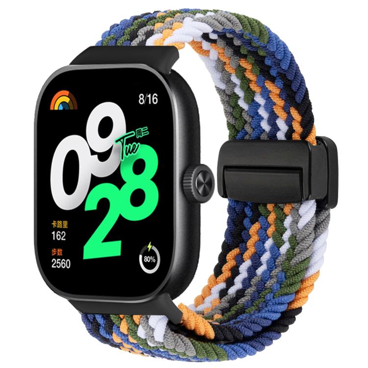 For Xiaomi Band 9 Pro/8 Pro/Redmi Watch 6/5/4 xDfind Magnetic Buckle Nylon Braid Loop Watch Band(Denim Color) by xDfind