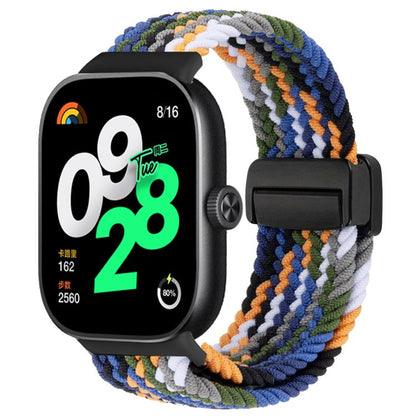 For Xiaomi Band 9 Pro/8 Pro/Redmi Watch 6/5/4 xDfind Magnetic Buckle Nylon Braid Loop Watch Band(Denim Color) by xDfind