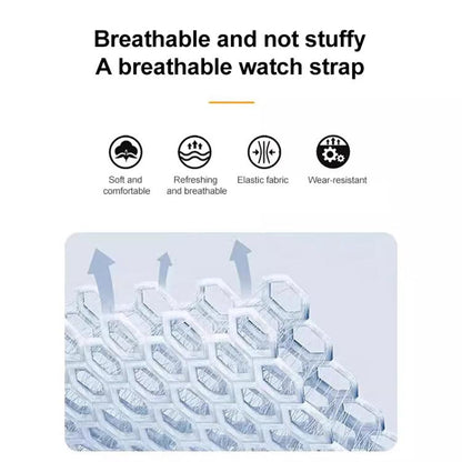 For Xiaomi Band 9 Pro/8 Pro/Redmi Watch 6/5/4 xDfind Magnetic Buckle Nylon Braid Loop Watch Band(Starlight) by xDfind