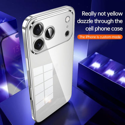 For iPhone Air SULADA Shine Through Series Plating TPU Transparent Phone Case(Silver) by SULADA