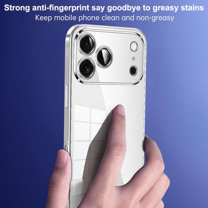 For iPhone 17 SULADA Shine Through Series Plating TPU Transparent Phone Case(Silver) by SULADA
