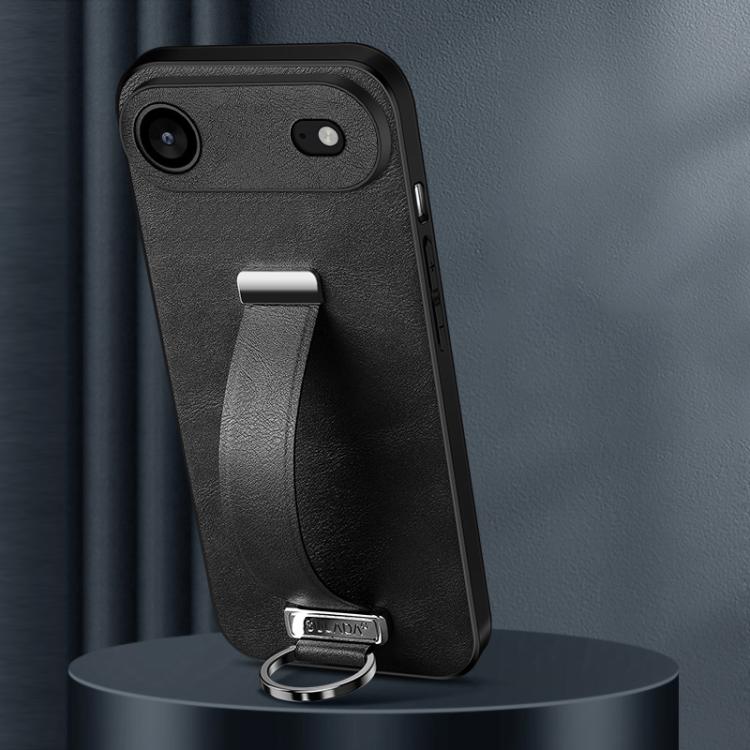 For iPhone Air SULADA Tide Cool Series PC Hybrid Leather Texture Skin Feel Phone Case(Black) by SULADA