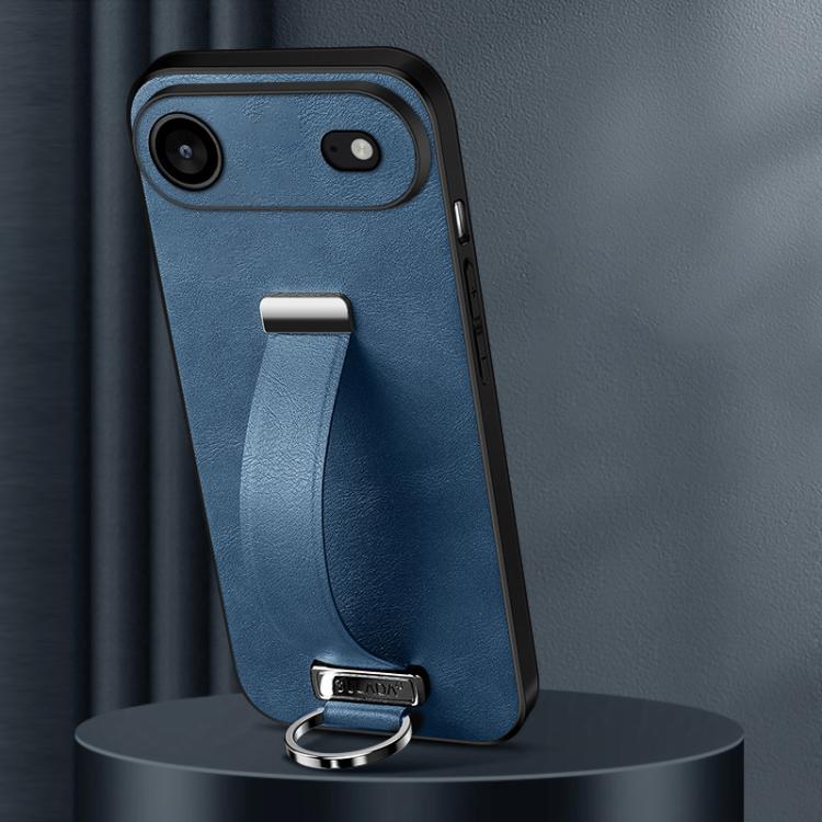 For iPhone Air SULADA Tide Cool Series PC Hybrid Leather Texture Skin Feel Phone Case(Blue) by SULADA