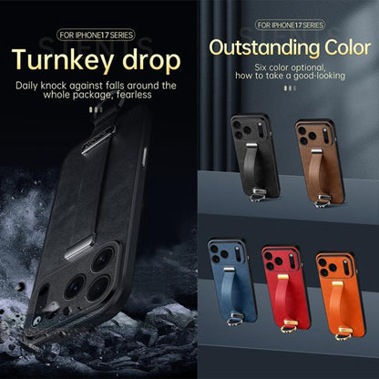 For iPhone Air SULADA Tide Cool Series PC Hybrid Leather Texture Skin Feel Phone Case(Red) by SULADA