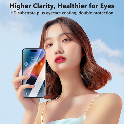 For iPhone Air JOYROOM Knight Series 2.5D Full Screen Colorless Anti-Blue Light Tempered Glass Film by JOYROOM