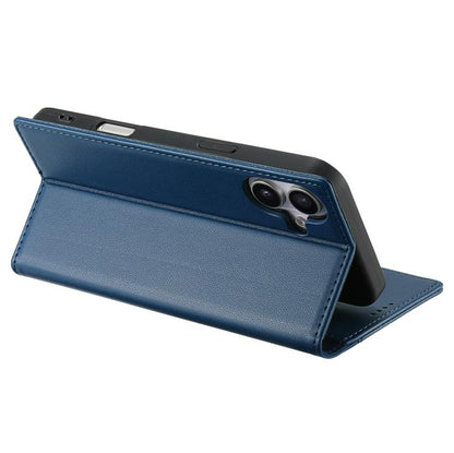For iPhone 17 N.BEKUS P3 RFID Stitching Magnetic Flip Leather Phone Case(Blue) by N.BEKUS