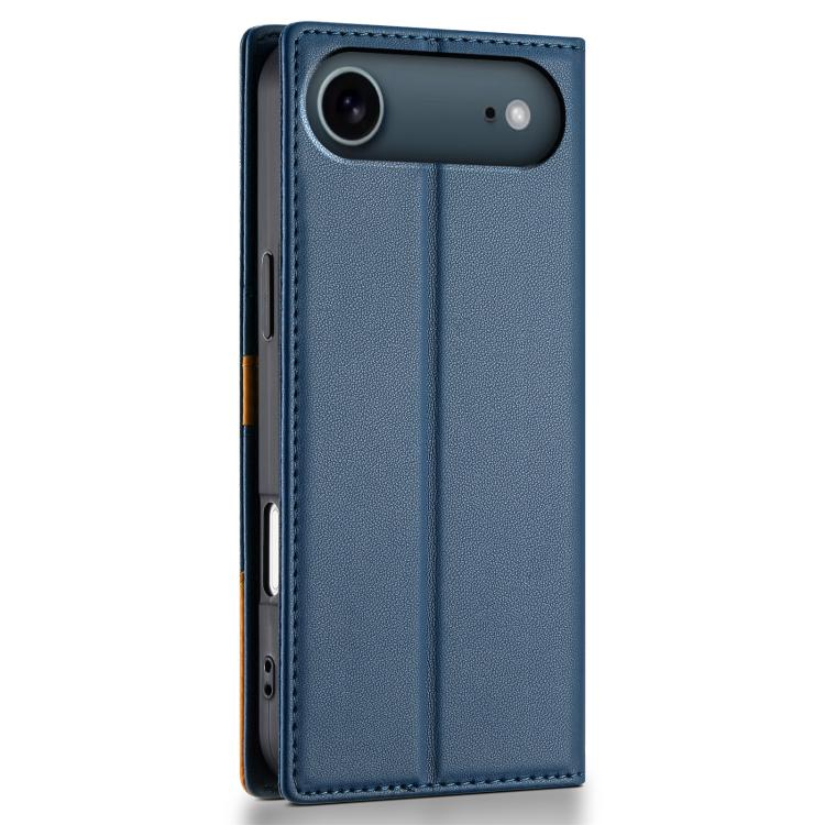 For iPhone Air N.BEKUS P3 RFID Stitching Magnetic Flip Leather Phone Case(Blue) by N.BEKUS