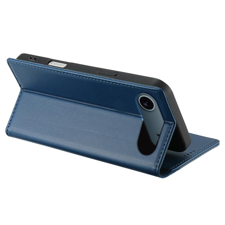 For iPhone Air N.BEKUS P3 RFID Stitching Magnetic Flip Leather Phone Case(Blue) by N.BEKUS