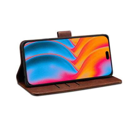 For iPhone 17 Pro Max GUSSIM Magnetic Horizontal Flip Leather Phone Case(Dark Brown) by GUSSIM