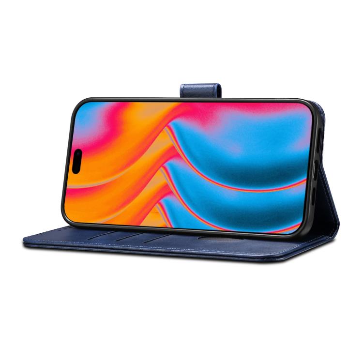 For iPhone 17 Pro GUSSIM Magnetic Horizontal Flip Leather Phone Case(Blue) by GUSSIM