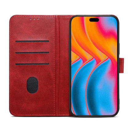 For iPhone 17 Pro GUSSIM Magnetic Horizontal Flip Leather Phone Case(Red) by GUSSIM