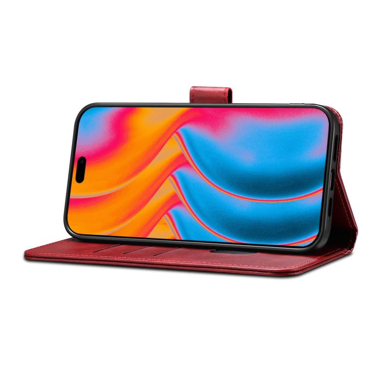 For iPhone 17 Pro GUSSIM Magnetic Horizontal Flip Leather Phone Case(Red) by GUSSIM