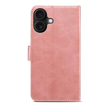 For iPhone 17 GUSSIM Magnetic Horizontal Flip Leather Phone Case(Rose Gold) by GUSSIM