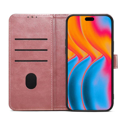 For iPhone Air GUSSIM Magnetic Horizontal Flip Leather Phone Case(Rose Gold) by GUSSIM