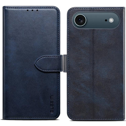 For iPhone Air GUSSIM Magnetic Horizontal Flip Leather Phone Case(Blue) by GUSSIM